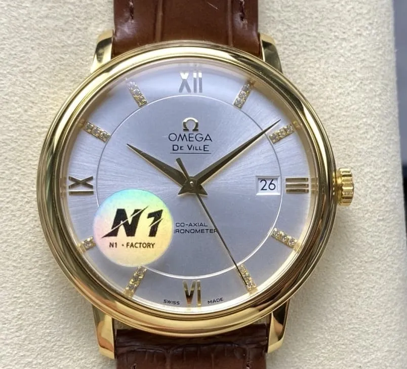 N1 Factory Omega De Ville 424.53.40.20.52.001 1:1 Best Edition Replica Watch